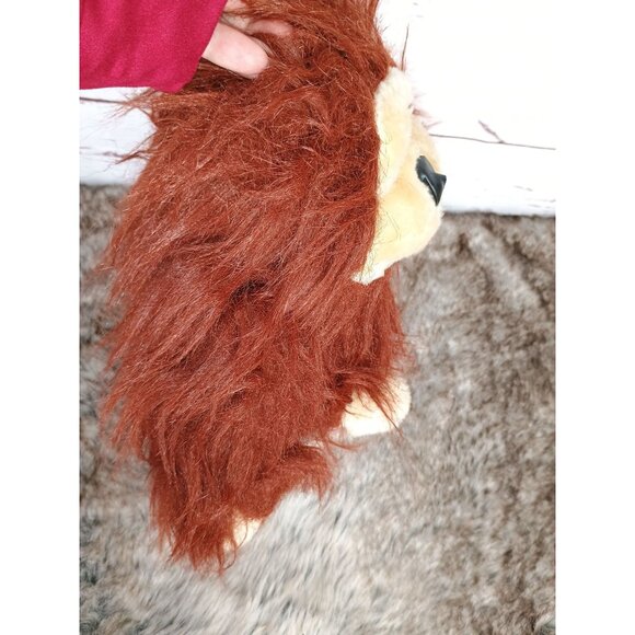 Aurora Bigfoot‎ Plush Toy 10" Brown Fluffy Surface Washable - Picture 4 of 6